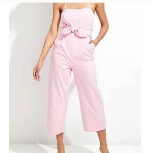 Vineyard Vines pink striped jumpsuit